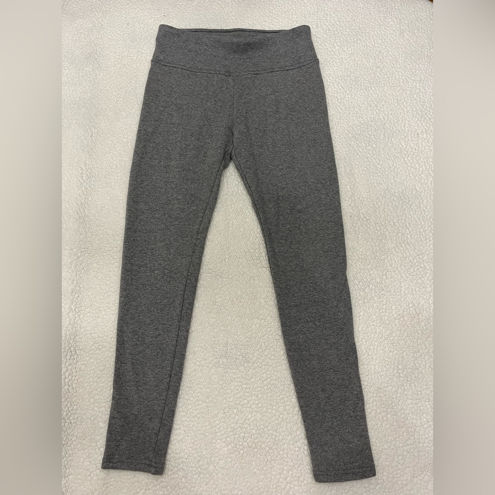 Justice Gray Leggings with Elastic Waistband